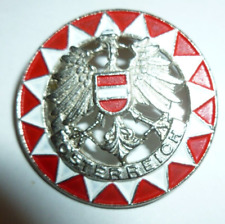 Vintage Signed Osterreich  Austria Coat Of Arms Shield Lapel Pin Eagle Enamel picture