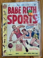 1949 Babe Ruth Sports Comics #1 First Issue Comic Basketball Cover picture