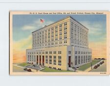 Postcard US Court House and Post office Kansas City Missouri USA picture