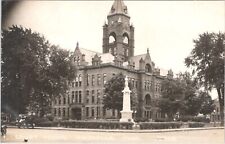 Postcard RPPC Iowa IA Knoxville Marion County Courthouse 1930 picture
