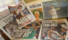5 Complete Boston Newspapers CELTICS RED SOX Larry Bird Paul Pierce '04 WS etc picture