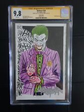 CGC 9.8 SS 🔑 Joker ORIGINAL ART SKETCH, LOW POP COUNT picture