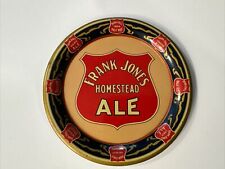 EXCELLENT CONDITION FRANK JONES ALE METAL TIN LITHO BEER TIP TRAY PORTSMOUTH NH picture