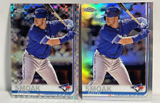 Justin Smoak 2019 Topps Chrome Prism & Refractor 2 Lot  picture