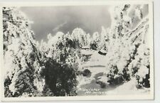  California Mt. Wilson Cabin In Winter RPPC Postcard  A+++ picture