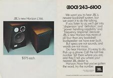 1975 JBL Horizon L166 Stereo Speakers -