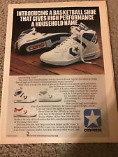 CONVERSE CONS Basketball Shoes Poster Print Ad 1980s ROLANDO BLACKMON KEN WALKER picture