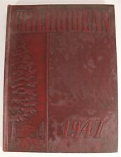 1947 Maryville College Chilhowean Yearbook Annual Tennessee Graduation Senior picture