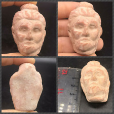 Ghandhara Civiliztion Very Old Antique Clay Terracotta Budhha Head Statue picture