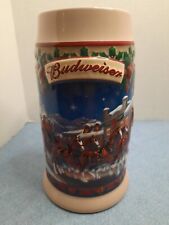 2003 Budweiser Holiday Stein Old Towne Holiday W/COA No Box picture
