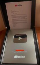 CUSTOM Authentic Silver YouTube Play Button picture