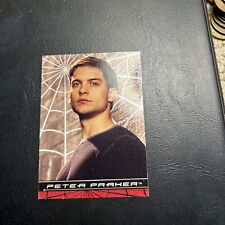 Cqq Marvel Spider-Man The Movie 2002 Topps #2 Peter Parker Tobey Maguire picture