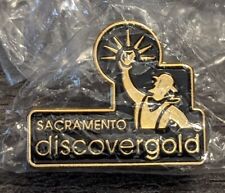 Sacramento Discover Gold Home Of The California Gold Rush New Lapel Pin picture