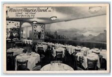 c1930's Maison Maurice Ravial Inc. Dining Room New York City NY Vintage Postcard picture