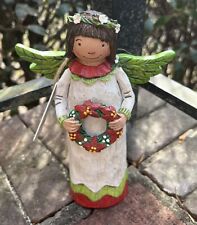 NWT Wings of Whimsy Angel Tis The Season Christmas Laura Benge Figurine 8
