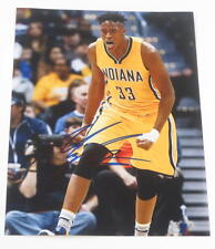 MYLES TURNER SIGNED 11X14 PHOTO INDIANA PACERS AUTHENTIC AUTOGRAPH TEXAS COA C picture