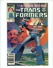 Transformers #1 Comic 1984 FN/VF Marvel 1st Print Newsstand 1st Autobots picture
