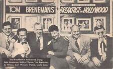 Tom Breneman's Breakfast in Hollywood, Circa 1940's Postcard, Unused picture
