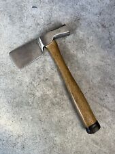 Rare Vintage Stamped Carpenter Roofer Hatchet Axe Hammer Peck Stow Wilcox PEXTO picture