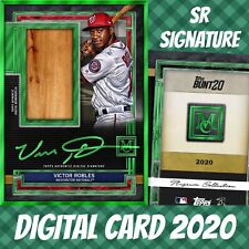 2020 Topps Colorful Digital Victor Robles Museum S/2 Green Signature Relic Digital picture