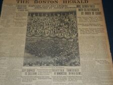 1910 JUNE 25 THE BOSTON HERALD - HARVARD CLASS DAY CROWDS DRENCHED - BH 344 picture