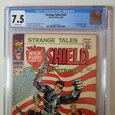 Strange Tales #167 Flag Cover CGC 7.5 picture