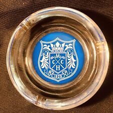 Vtg M H Country Club Golf Glass Ashtray  4.5” X 1” picture