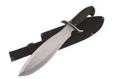 Arapaho 15-559 Stainless Steel Blade Rubberized Handle Bowie Knife Overall 15