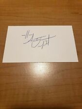 ANTOINE WINFIELD - FOOTBALL - AUTOGRAPH SIGNED - INDEX CARD - AUTHENTIC- A6028 picture