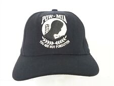 POW MIA You Are Not Forgotten Black Embroidered Ball Cap Hat Adjustable Style 4 picture