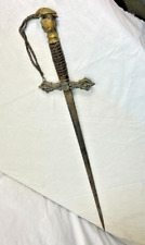 19th Century Knights Templar Fraternal Sword Schuyler Hartley Graham, NY picture
