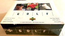 2001 UD UPPER DECK PREMIERE EDITION GOLF BRAND NEW SEALED HOBBY BOX Tiger Woods picture