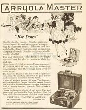 1927 Hoe Down Square Dance Carryola Portable Phonograph Record Player Ad picture