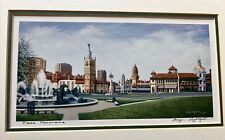 Matted Print - George L. Lightfoot Plaza Panorama 1992 picture