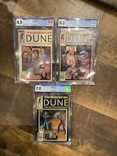 Dune #1 2 3 all CGC Marvel 1985 Sienkiewicz covers & Interiors picture