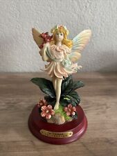 Vintage  La Verona Collection Fairy On Rock With Rainbow Colored Wings GA96 picture