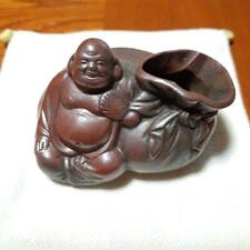 Ornament Japanese Pottery of Bizen #2069 Hotei Potttery 6x5cm/2.36x1.96