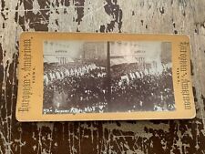 circa 1909 Barnum's Parade NY Stereoview picture
