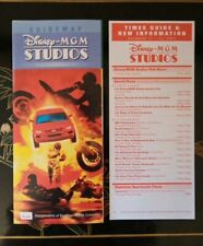 2007 Disney MGM Studios Guide Map Lights Motors Action Future Toy Story Ride picture