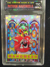 2022 PATRICK MAHOMES II Stained Glass Cracked Ice Limited Edition Design picture
