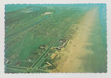 Aerial View of Pacific Ocean Ocean Shores Washington Postcard Unposted picture