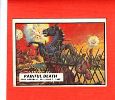 1962 TOPPS  CIVIL WAR NEWS   #21   PAINFUL DEATH   NM/M picture