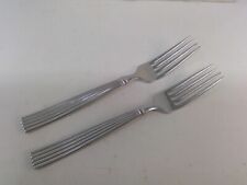 Reed & Barton 18/8 Stainless Steel Crescendo Pair of Dinner Forks 7 1/2