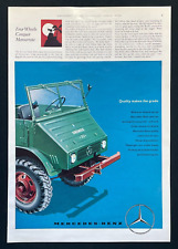 1959 Paper Advert, Mercedes-Benz Unimog, Four Wheels Conquer Monserrate Story picture