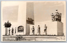 Monument and Statues RPPC Real Photo Postcard VTG picture