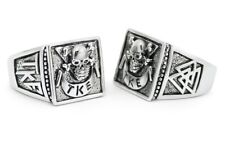 Tau Kappa Epsilon sterling silver men's SKULL RING TEKE picture