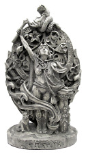 Goddess Aradia Italian Witch Cimaruta Statue Plaque Dryad Design - Stone Finish picture