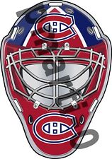 Montreal Canadiens Goalie Mask Sticker / Vinyl  10 Sizes TRACKING FAST SHIP picture