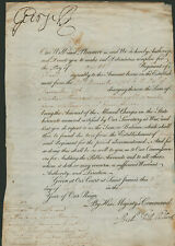 KING GEORGE III (GREAT BRITAIN) - DOCUMENT SIGNED 07/02/1806 WITH CO-SIGNERS picture