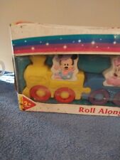 Disney Roll Along Puzzle Train Vintage In Box 54889 Factory Sealed  picture